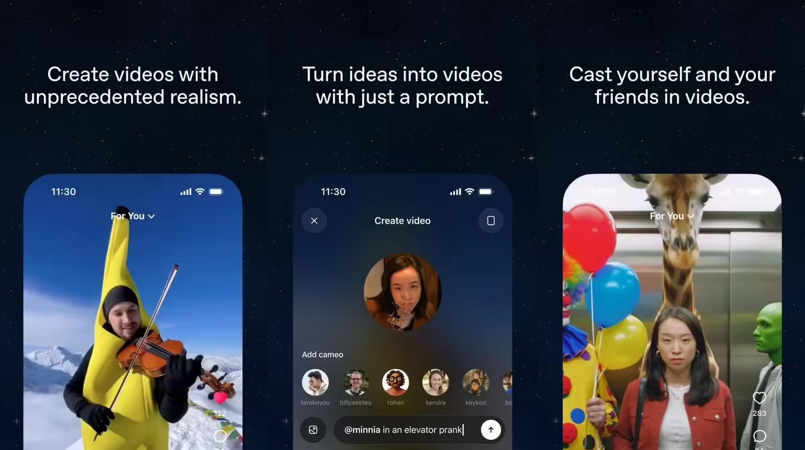 A aplicação OpenAI Sora ultrapassa os 1 milhão de downloads em 5 dias, superando o ChatGPT em taxa d