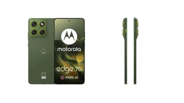 O Motorola Edge 70, fino e leve, foi totalmente revelado através da loja online.