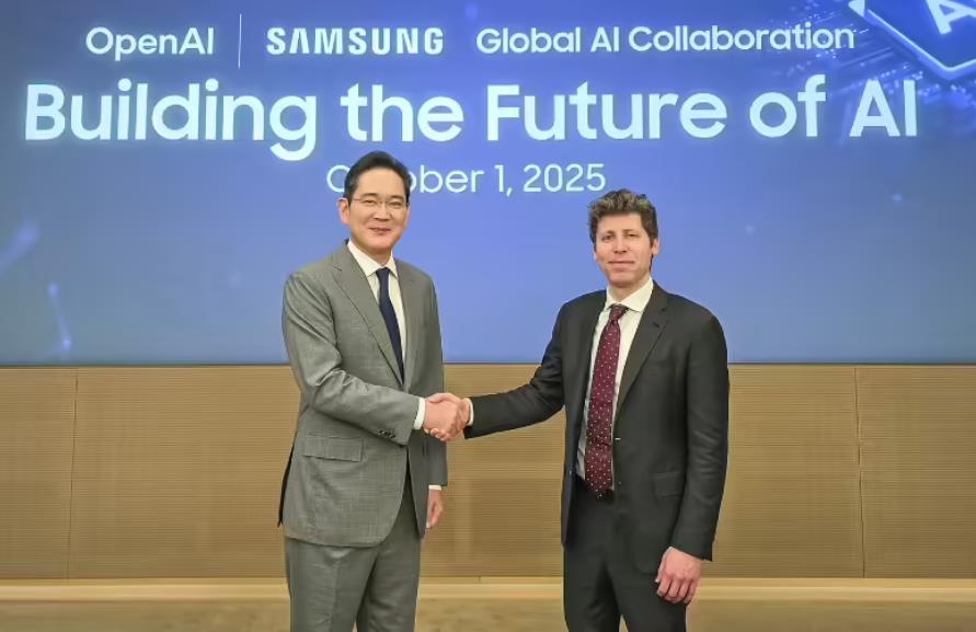 A Samsung, a SK Hynix e a OpenAI fizeram uma parceria para fornecer chips para um centro de dados de
