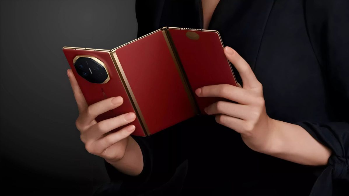 A patente da Samsung revela um telefone flip triplo.