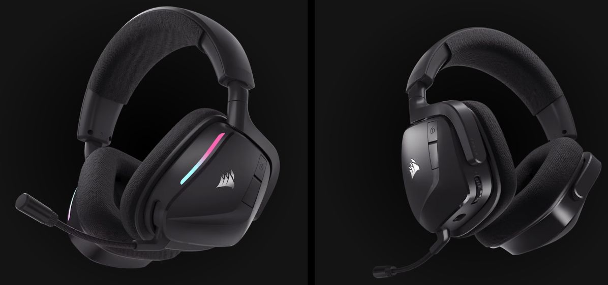 O auricular para jogos Corsair Void v2 Max oferece uma duração de bateria de até 130 horas e tem um