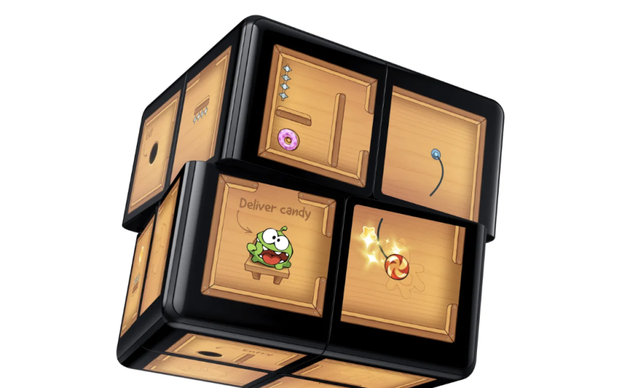 O Cubo de Rubik tornou-se uma consola de jogos portátil.
