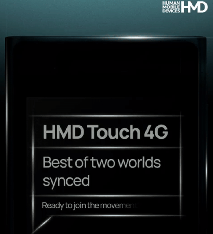 A HMD anuncia o smartphone híbrido Touch 4G.